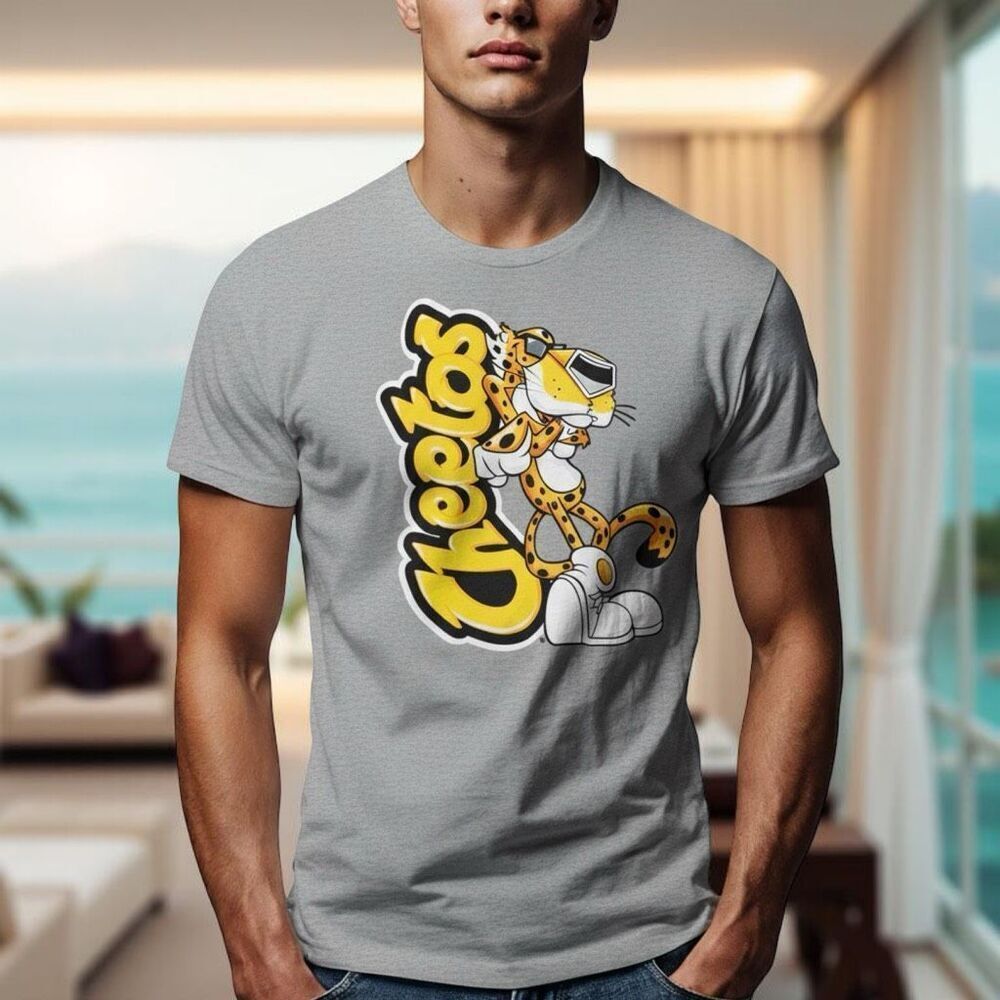 Cheetos Chester Cheetah Graphic T Shirt Size Small #52